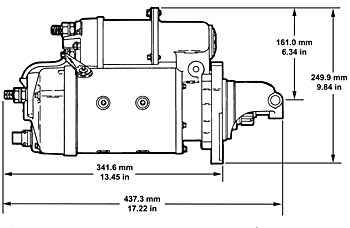 41MT™ Heavy Duty Straight Drive Starter | Delco Remy